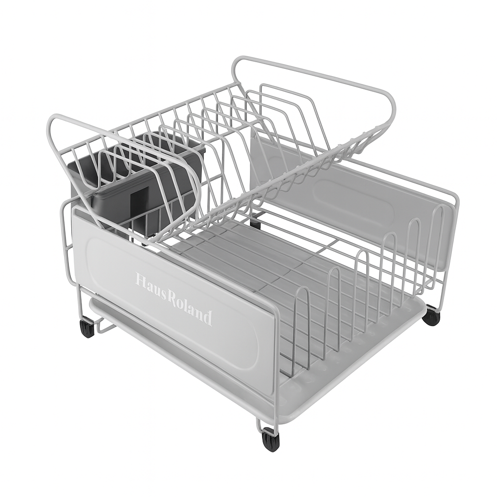 HausRoland Premium Dish Rack - Grey