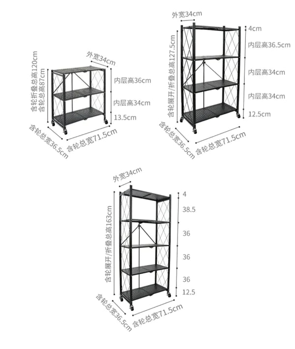 Folding Kitchen Rack