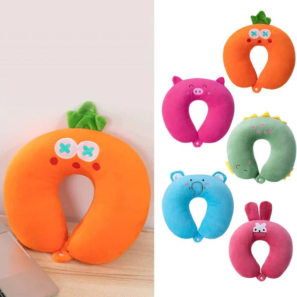 Kids Travel Pillow Cute Neck U Shaped Pillow For Adults And Kids