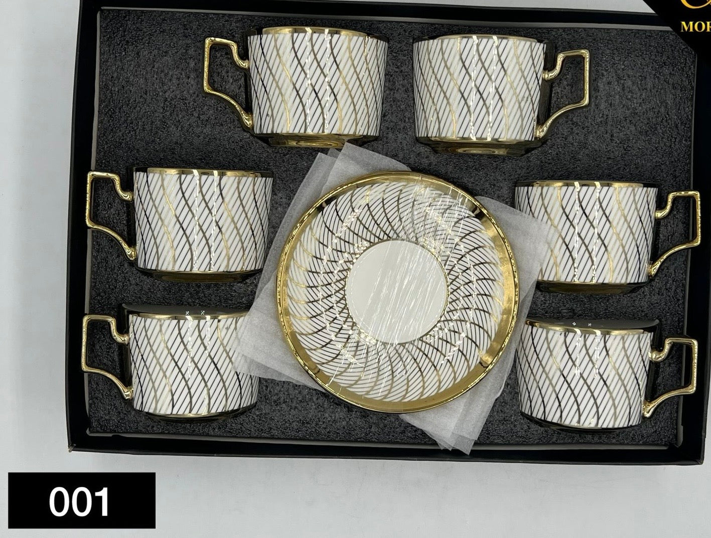12 Pcs Cup & Saucers Set