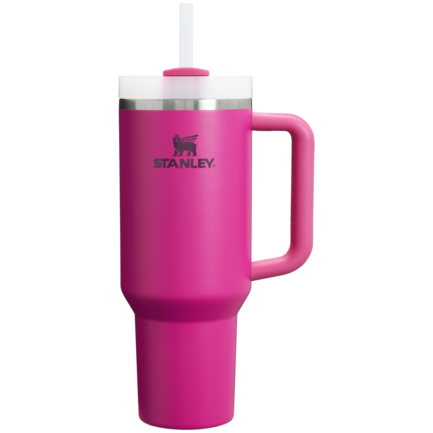 40 oz Stanley Quencher H2.0 Tumbler Dark Pink