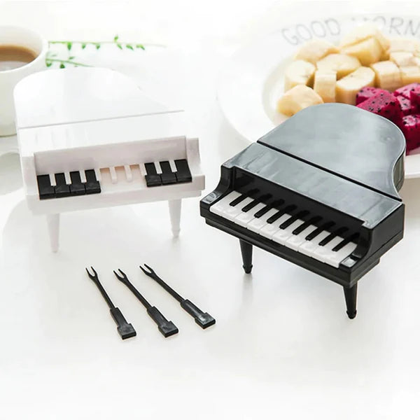 Creative Piano Shape Fruit Fork