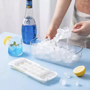 Press Type Ice Cube Maker