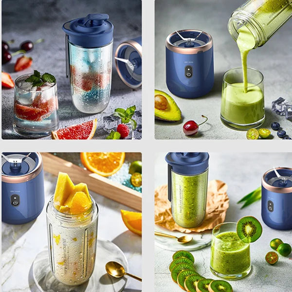 8 Blades Usb Juicer With 300ml Glass