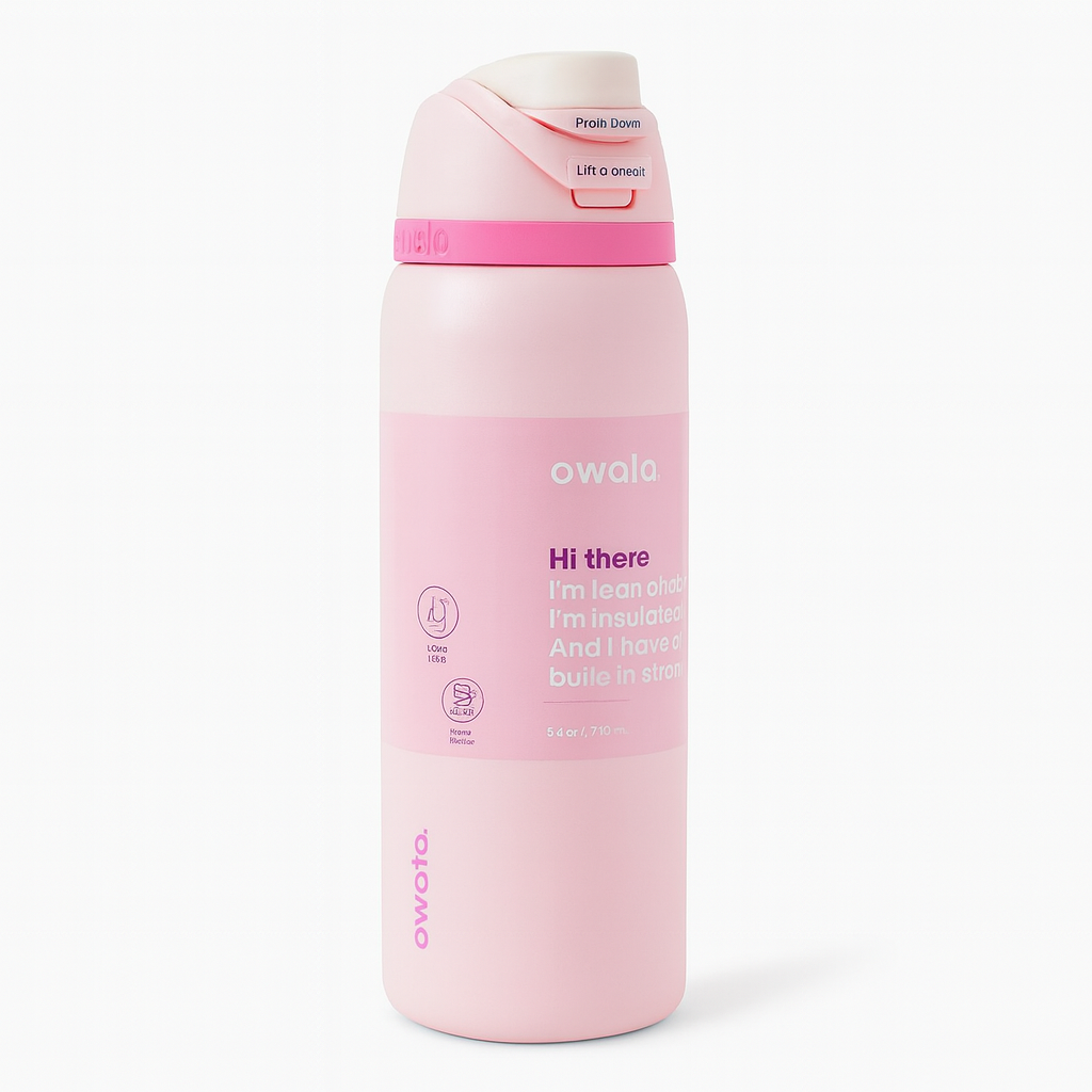 Owala FreeSip Water Bottle - 32oz | Pink