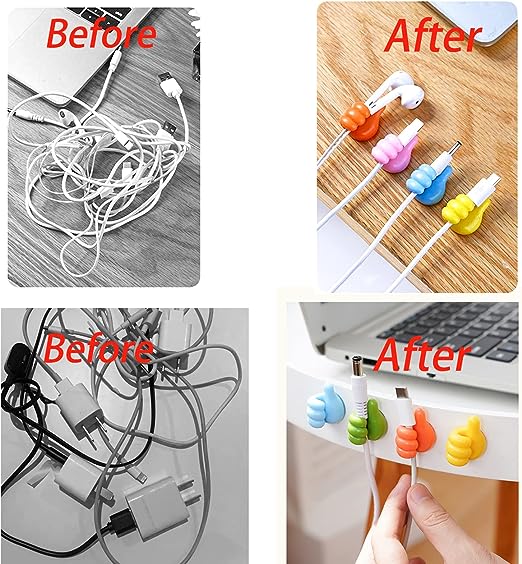 Self-Adhesive Thumb Hook(Pack of 10)