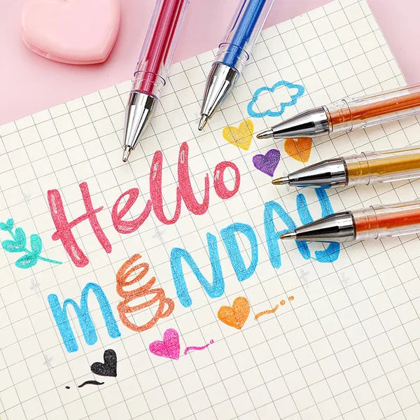 Metallic Ink Pen Set (6pcs)