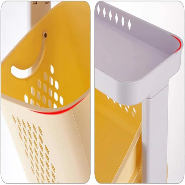 Kids Tilt Baskets Toys Organizing Trolley - Colorful Trolley