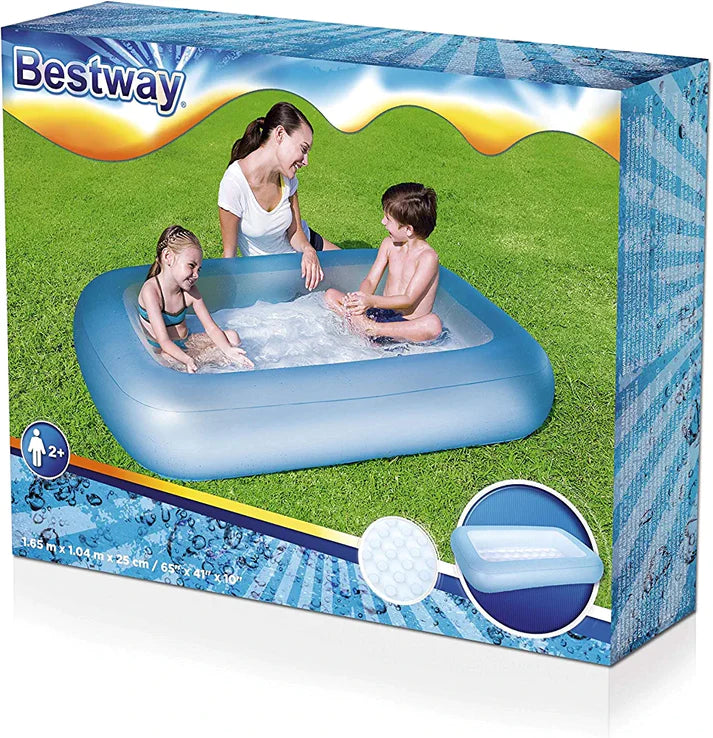 BESTWAY Rectangular Aquababies Swimming Pool For Kids 65in X 41in