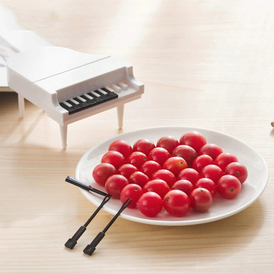 Creative Piano Shape Fruit Fork