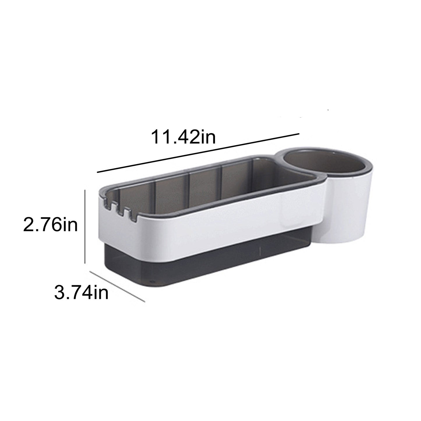 Wall Mount Hair Dryer Holder, Storage Hanging Shelf Rack Bathroom Organizer