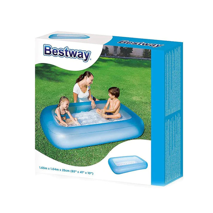 BESTWAY Rectangular Aquababies Swimming Pool For Kids 65in X 41in