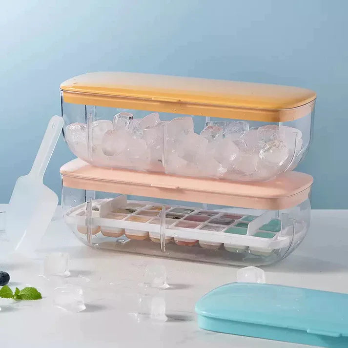 Press Type Ice Cube Maker