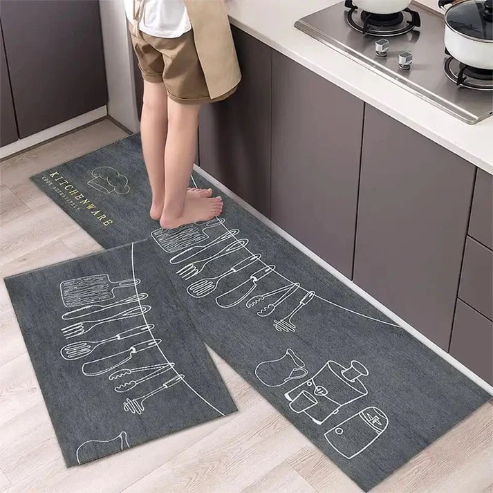 Kitchen Floor Matt Pair