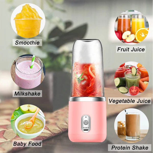 8 Blades Usb Juicer With 300ml Glass