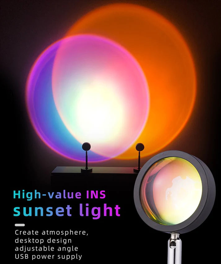 Sunset Lamp Projection Led Lights with Remote,