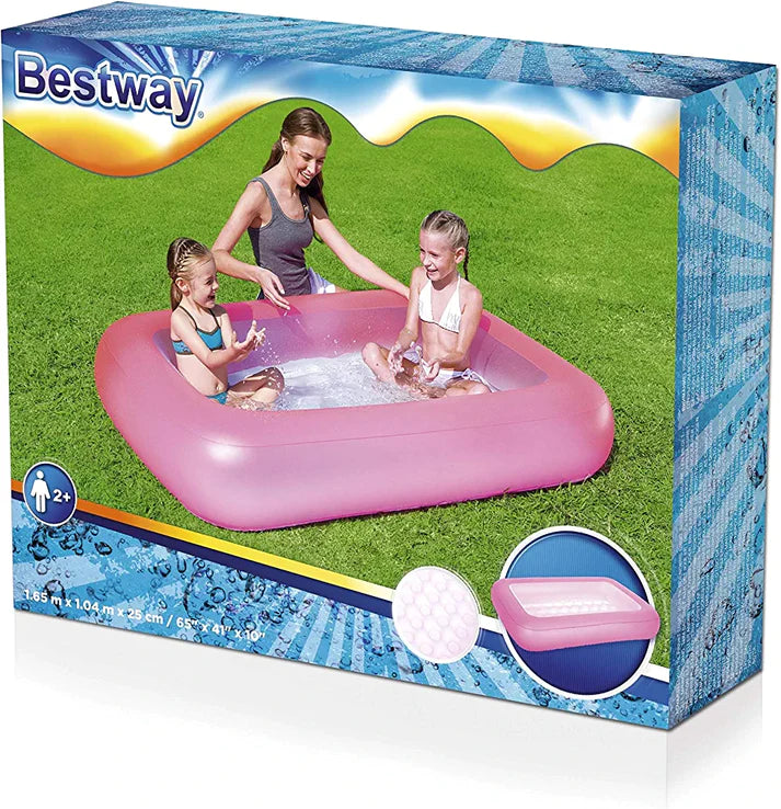 BESTWAY Rectangular Aquababies Swimming Pool For Kids 65in X 41in