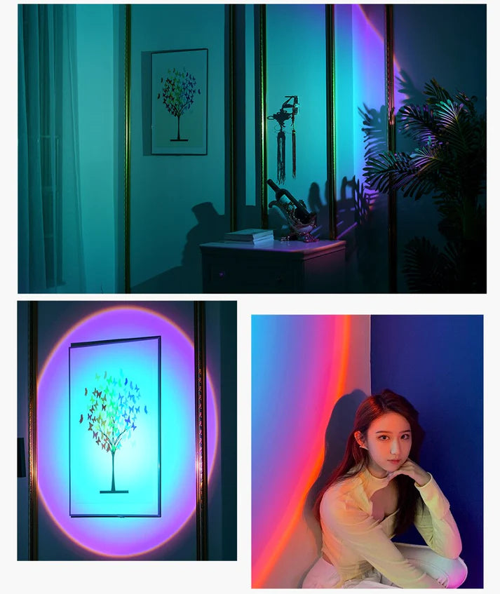 Sunset Lamp Projection Led Lights with Remote,