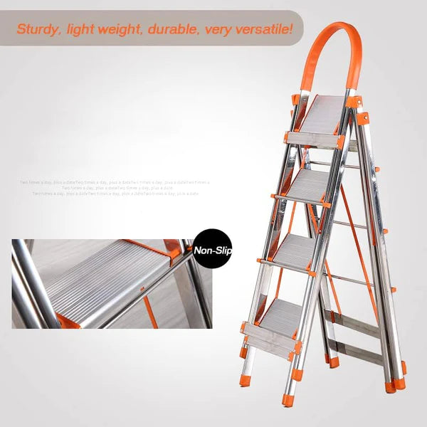 Multi-Usage Aluminium Clothes Drying Rack With Ladder
