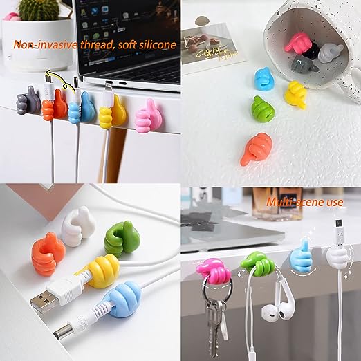 Self-Adhesive Thumb Hook(Pack of 10)