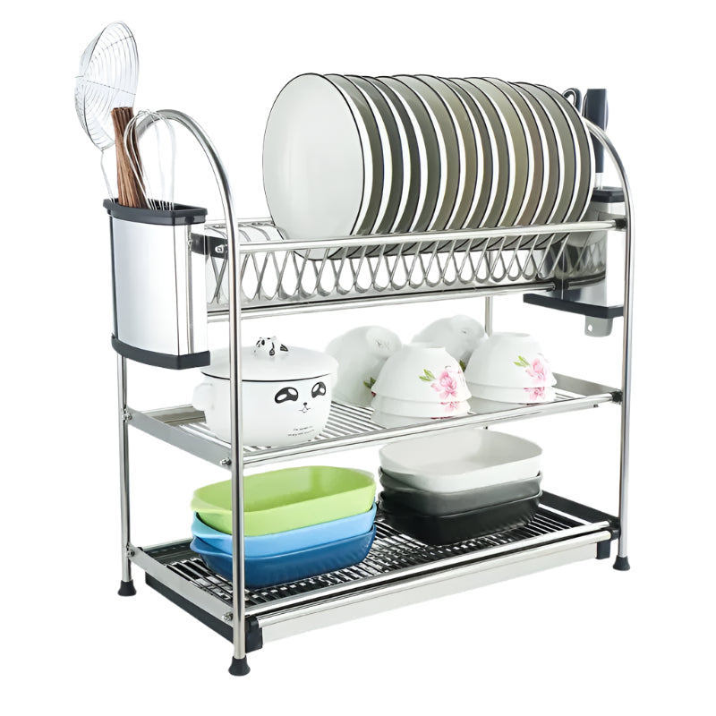 3 TIER KITCHEN DISH RACK