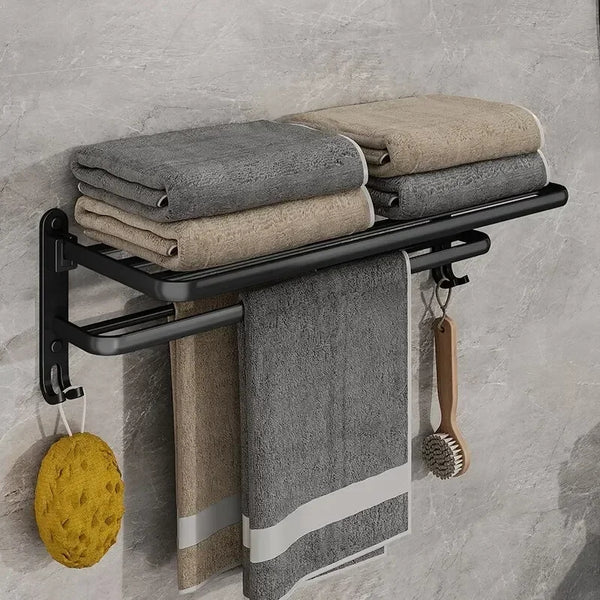 No Drilling Movable Towel Rack