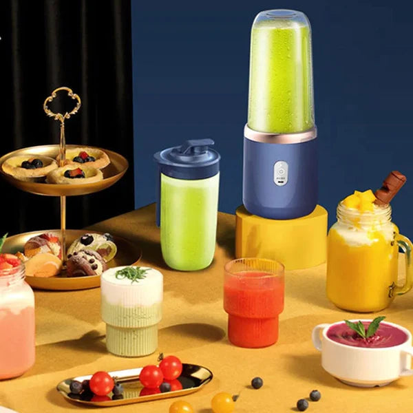 8 Blades Usb Juicer With 300ml Glass