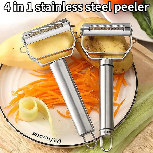 3Pcs Stainless Steel Peelar