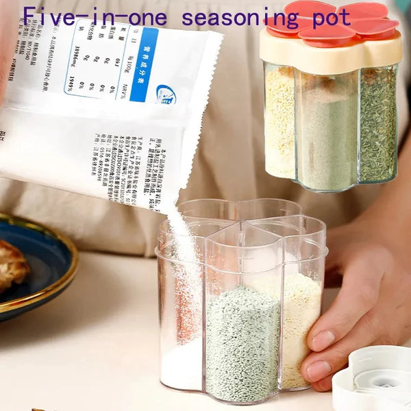 5 Portion Spice Jar