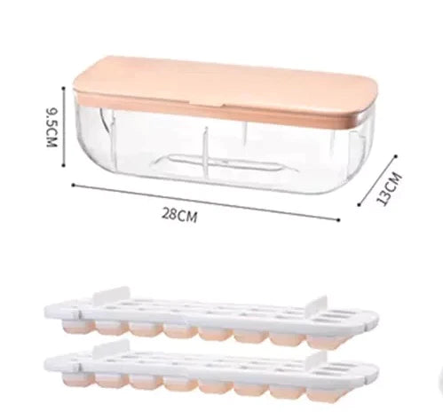 Press Type Ice Cube Maker