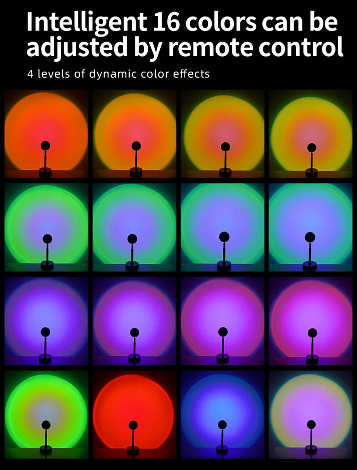 Sunset Lamp Projection Led Lights with Remote,