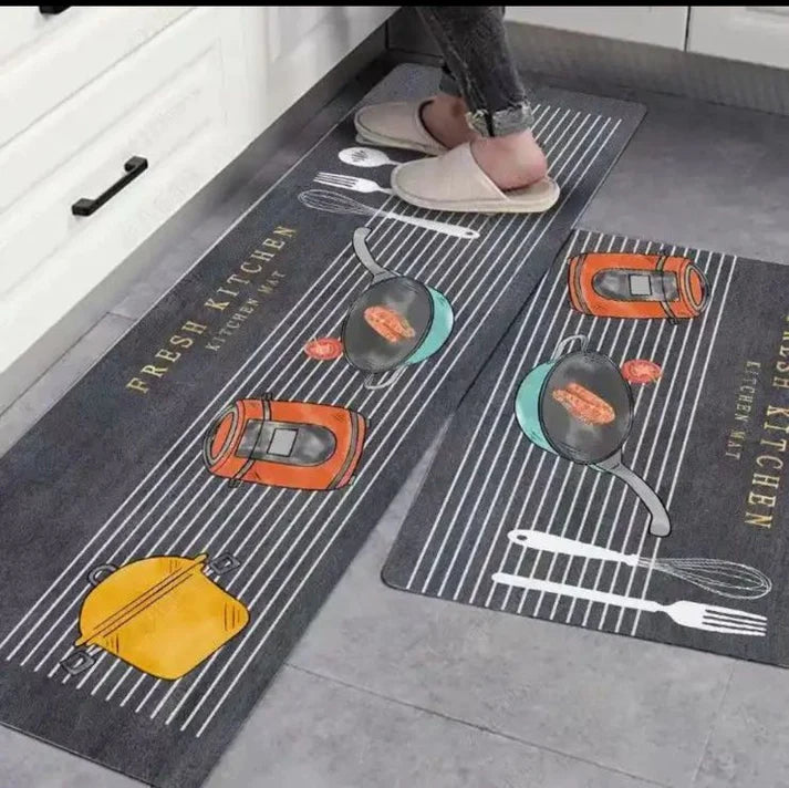 Kitchen Floor Matt Pair