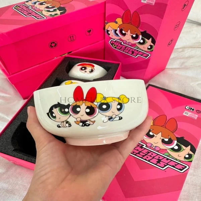 Powerpuff Girls Ceramic Bowl Gift Box Set Of 4