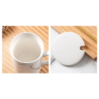 Heart Shape Coffee Mug With Lid