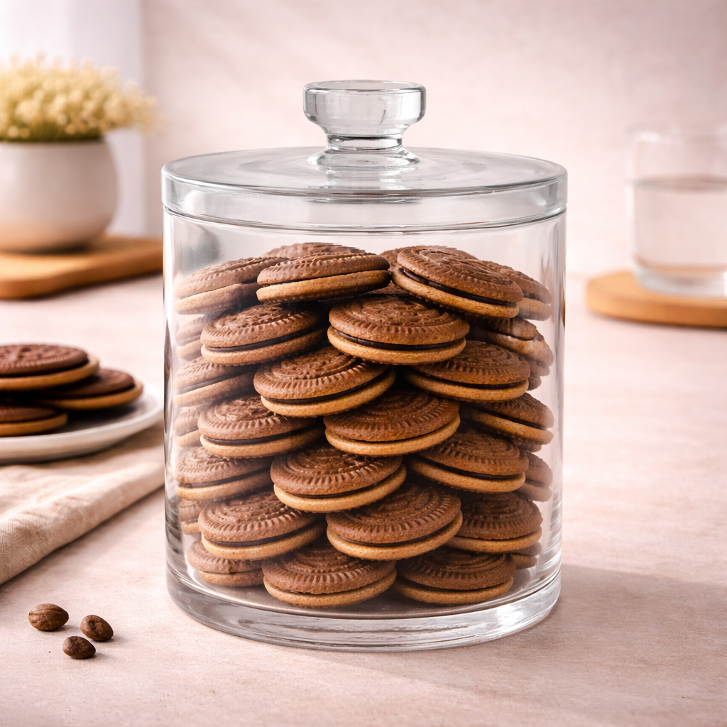Danny Home Decorative Cookie Glass Jar 18.5cm