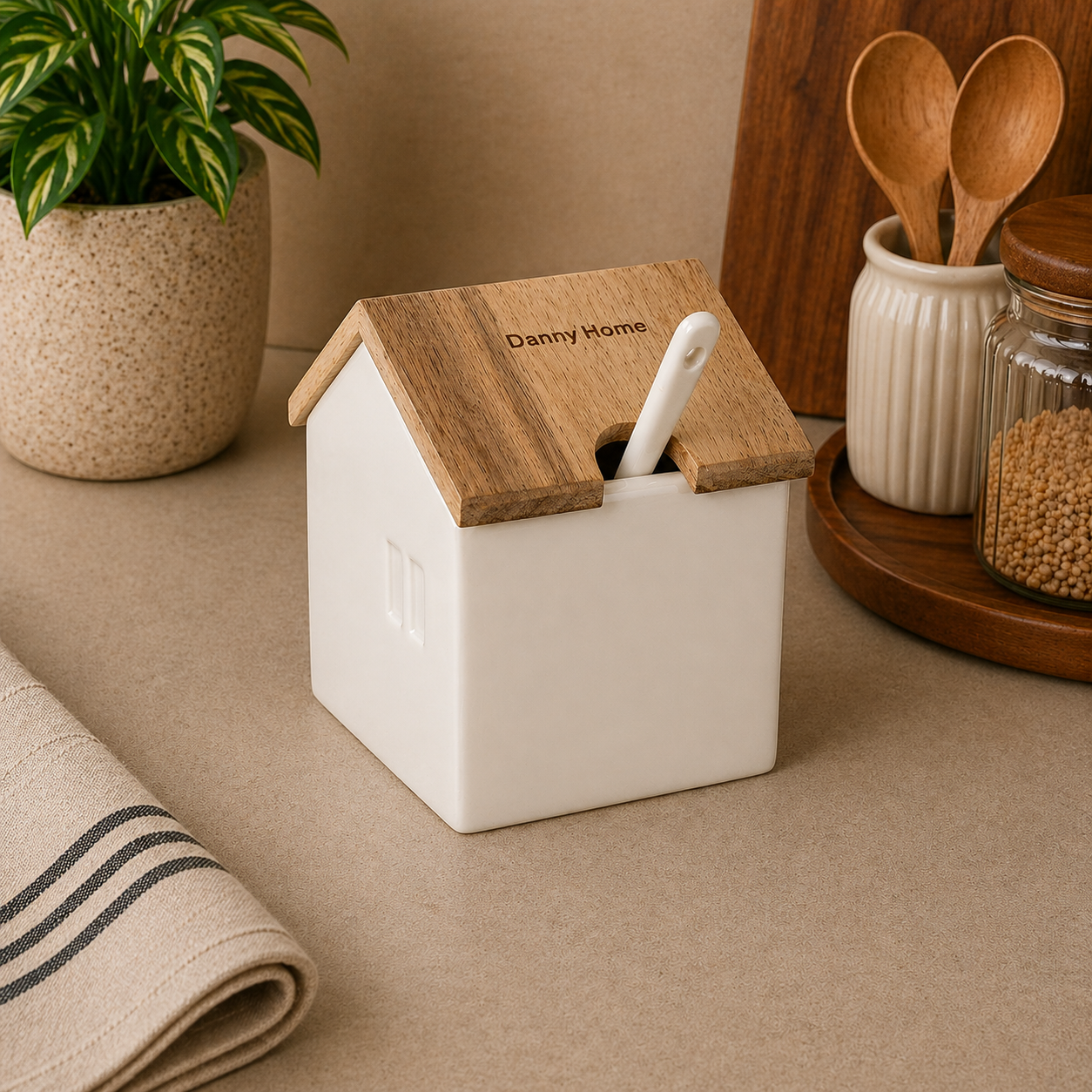 Danny Home House Design Sugar Pot 9cm