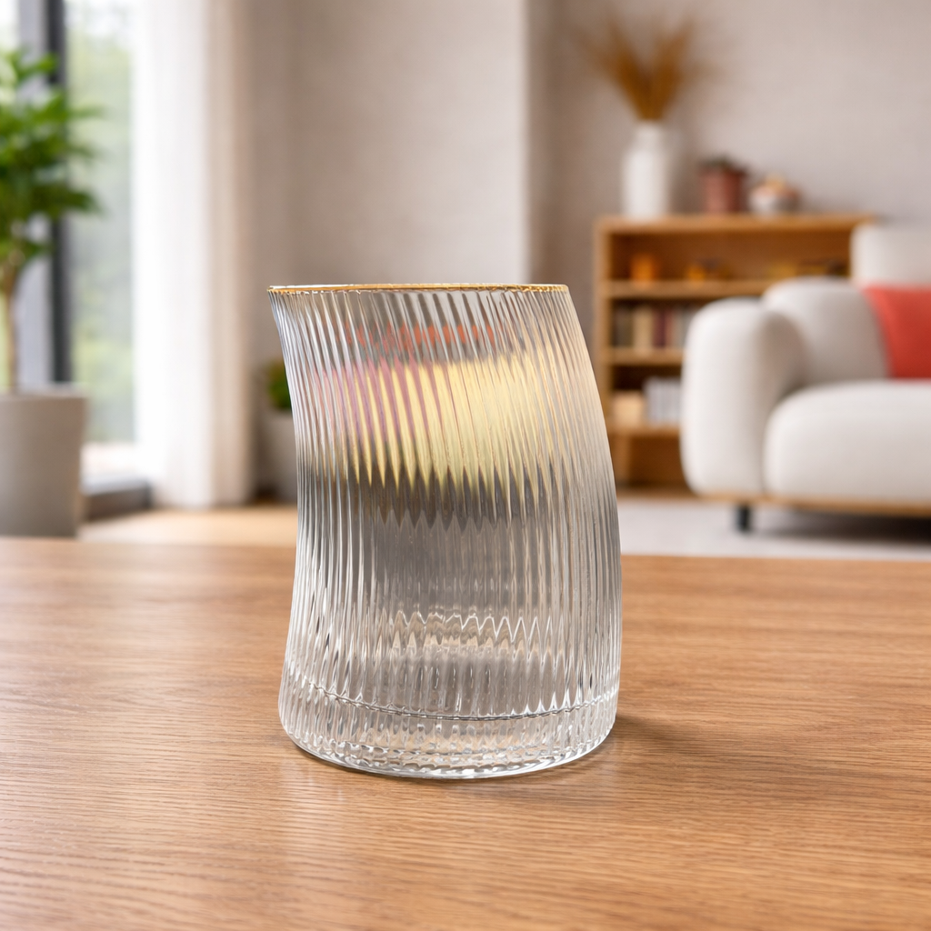 Crystal Cocktail Curve Glass - Small - Set of 6