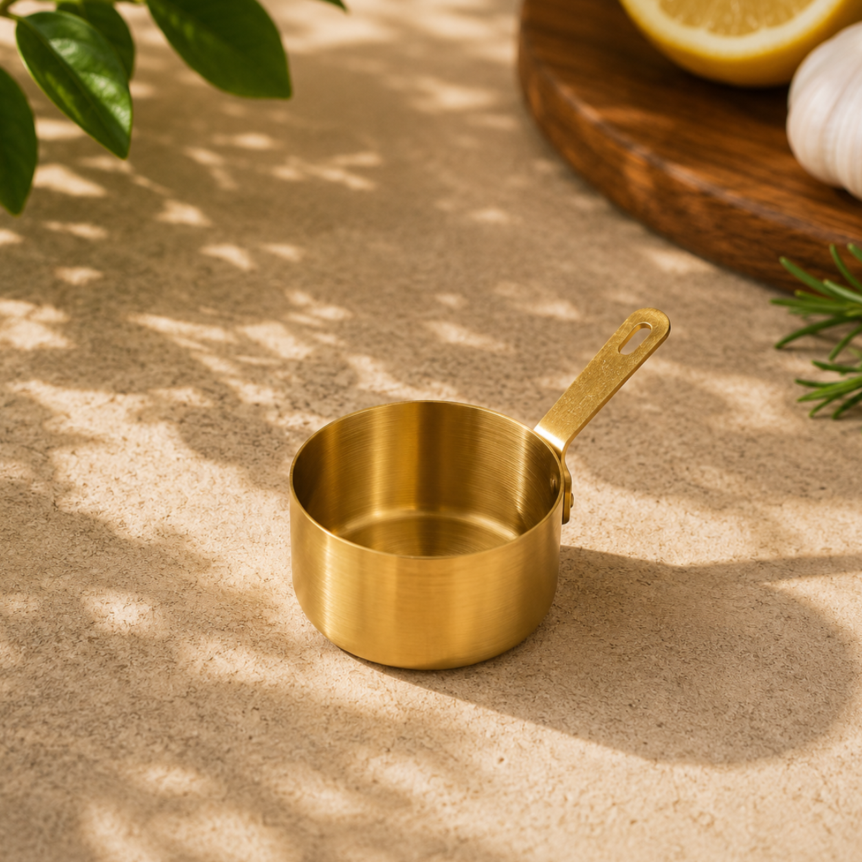 Mini SS Saucepan – 60ml Gold