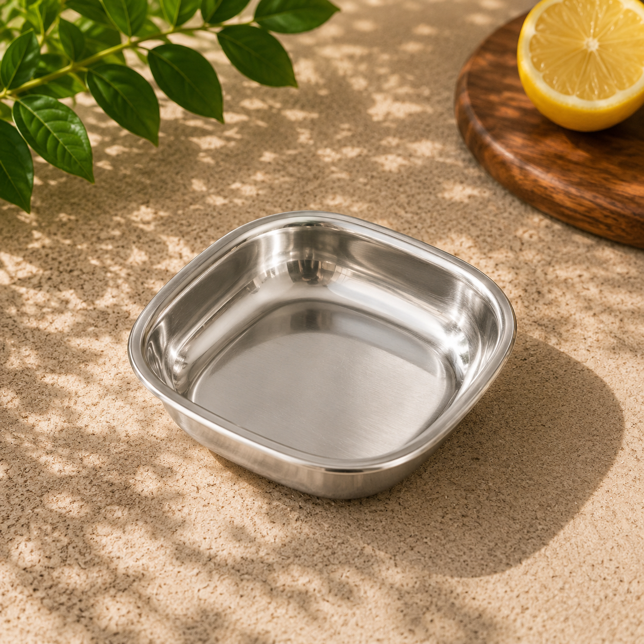 Compartment Dish Silver