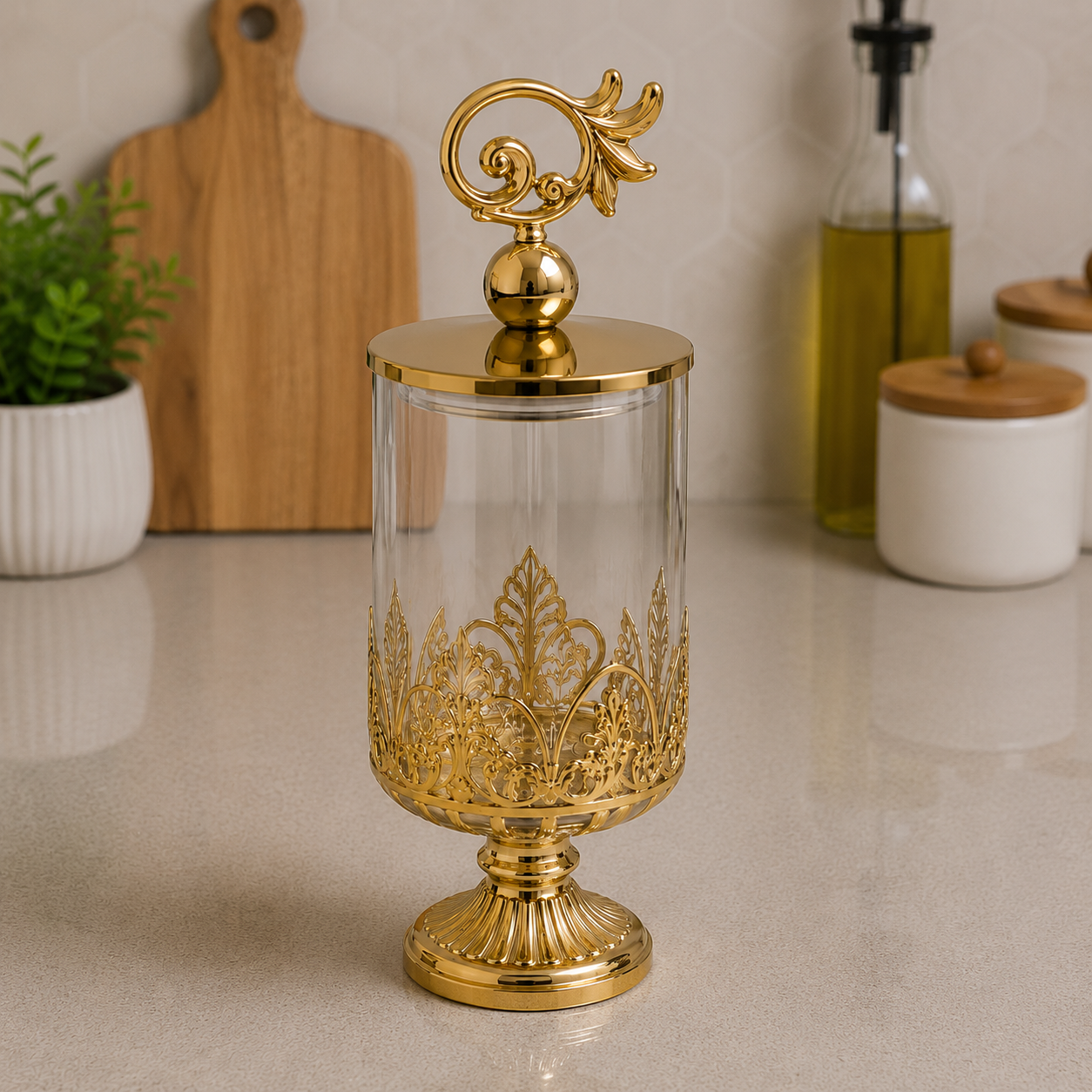 Premium Golden Jar Large
