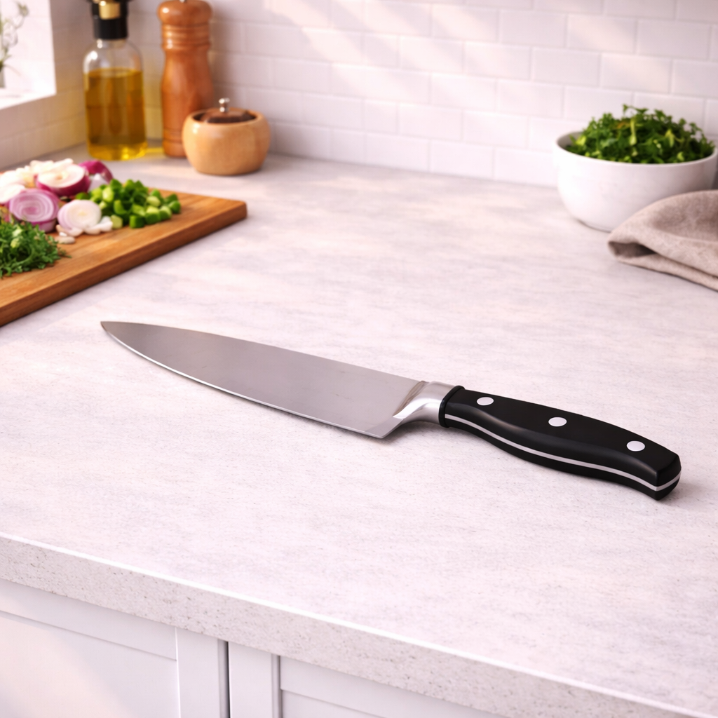 Danny Home Black Riveted Handle Chef’s Knife 34.7cm