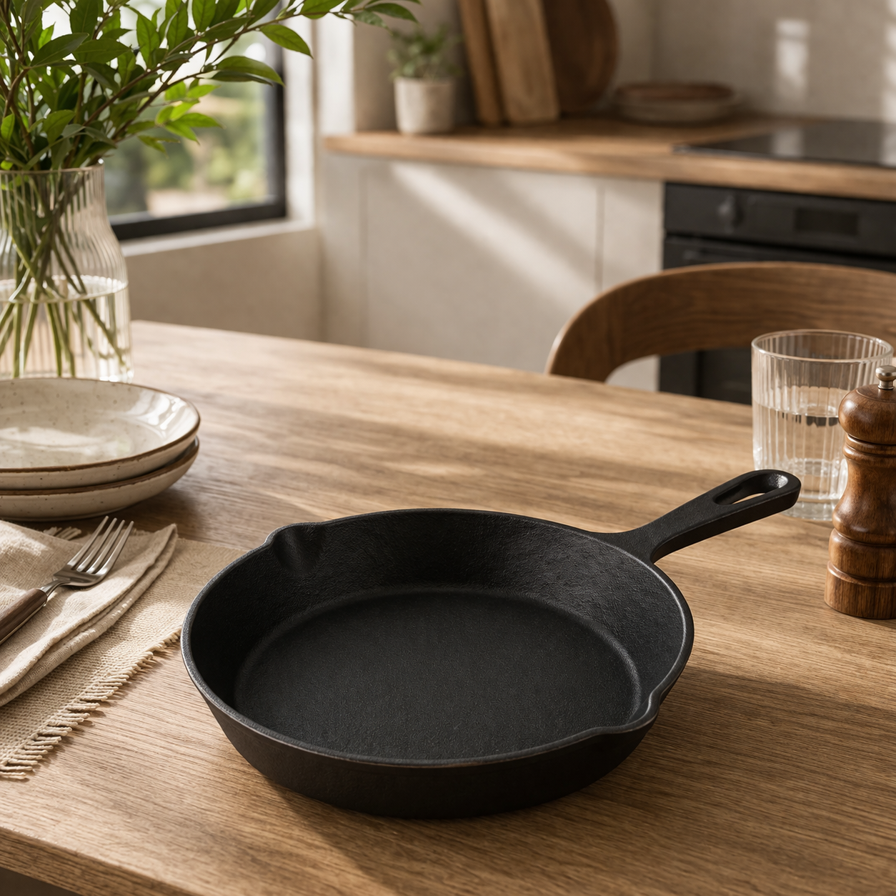 Danny Home Cast Iron Skillet 8 inch