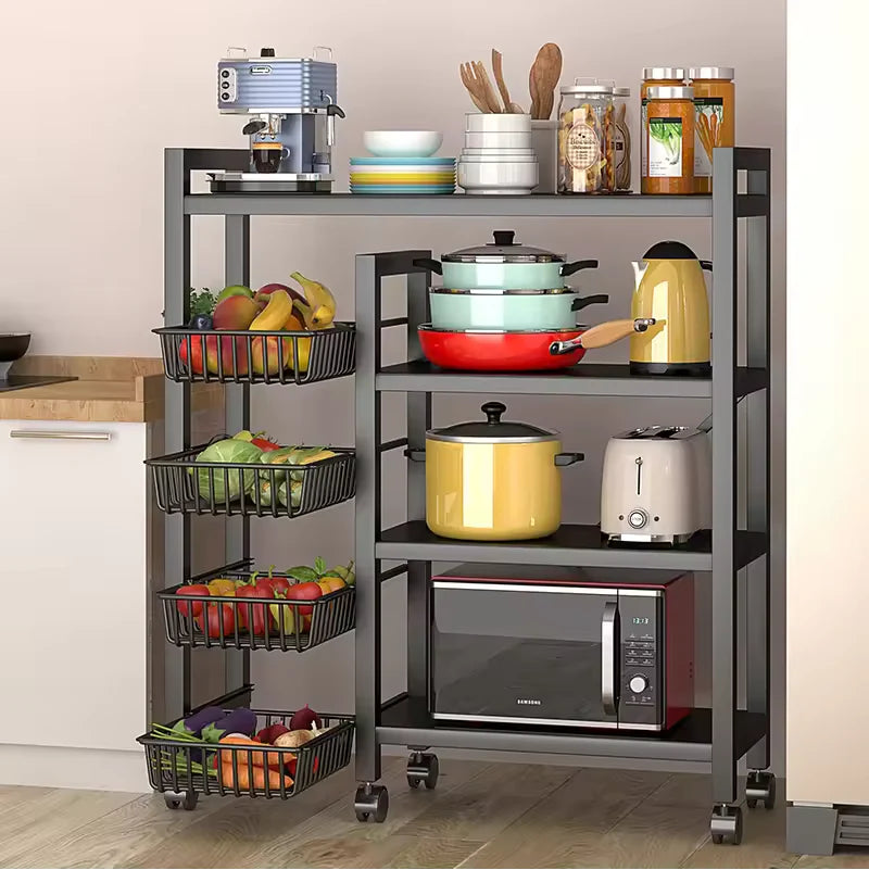 Movable Kitchen & Home Storage Shelf