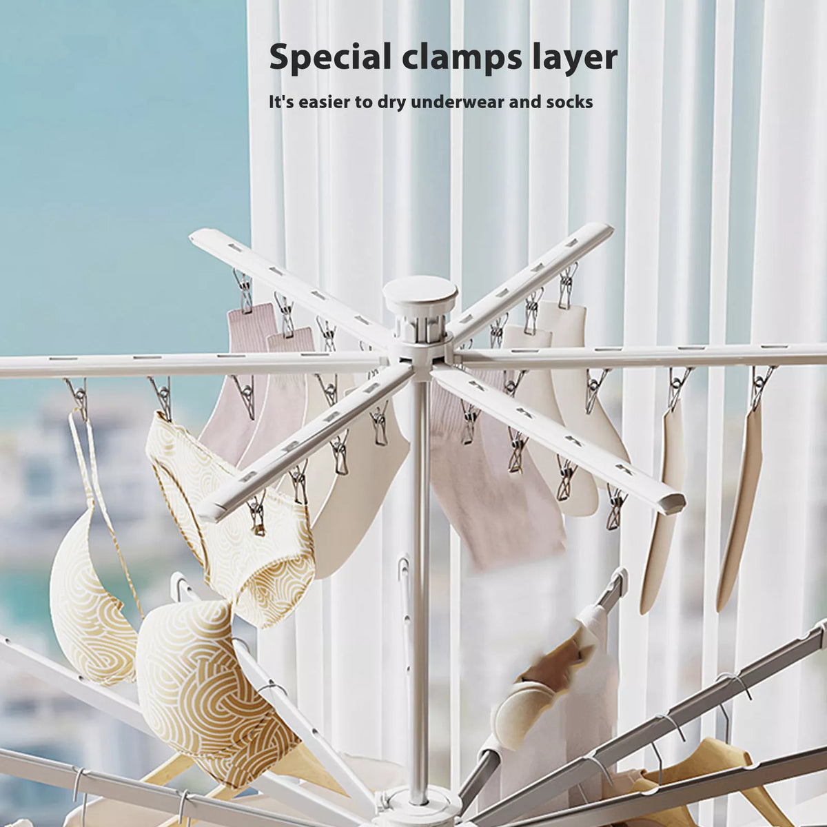 FOLDABLE LAUNDRY STAND TRIPOD