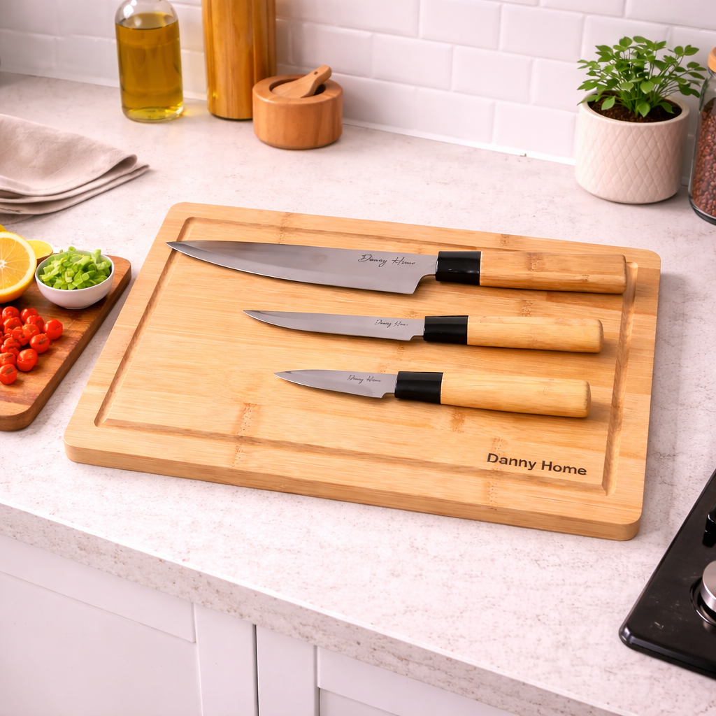 Danny Home Multipurpose Kitchen Knife Set 4pcs