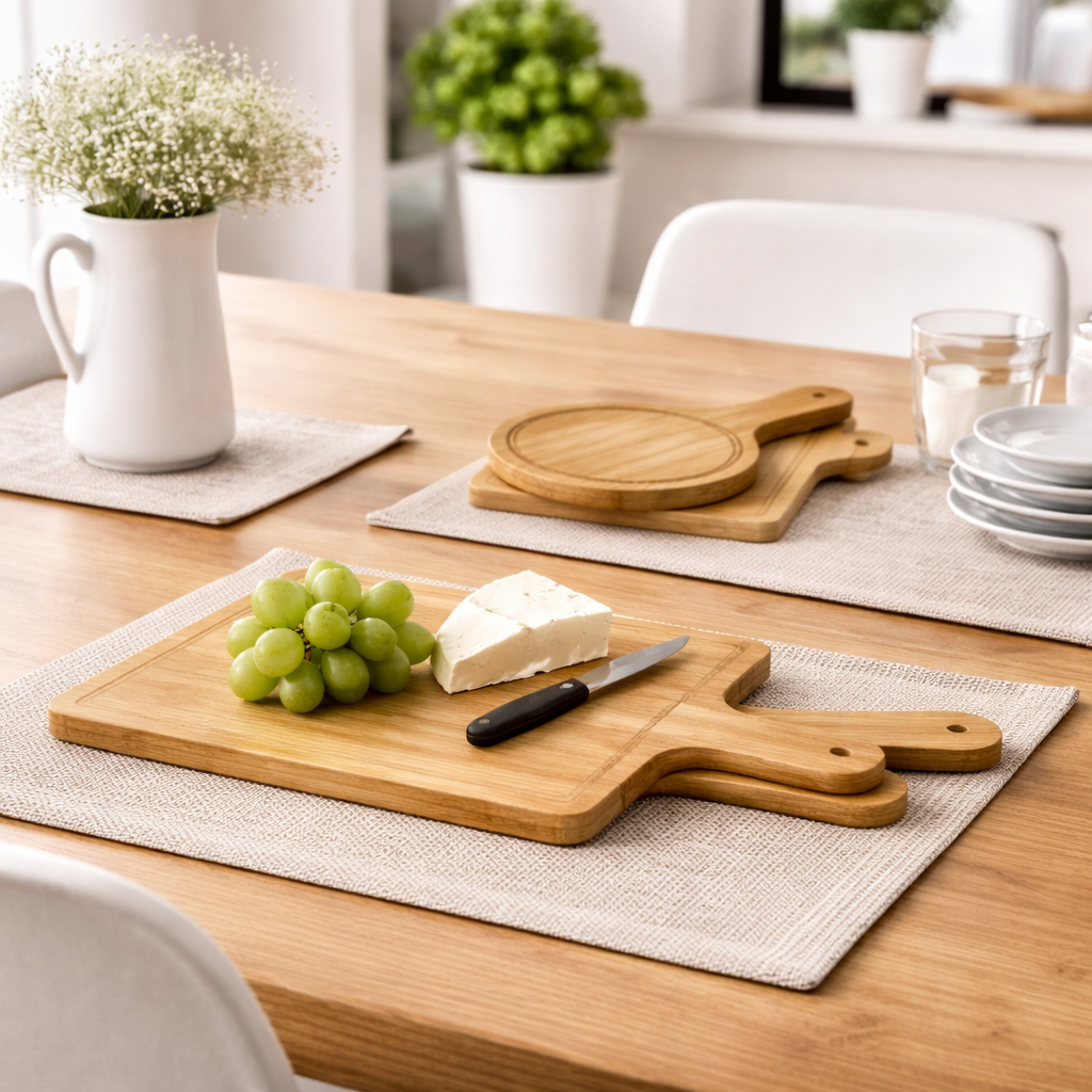 Danny Home Mini Bamboo Serving Trays