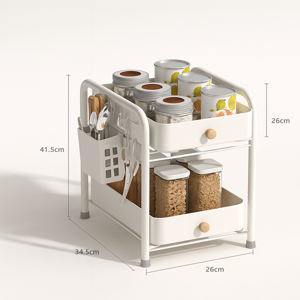 Binca Two-Tier Kitchen Countertop Organizer Rack