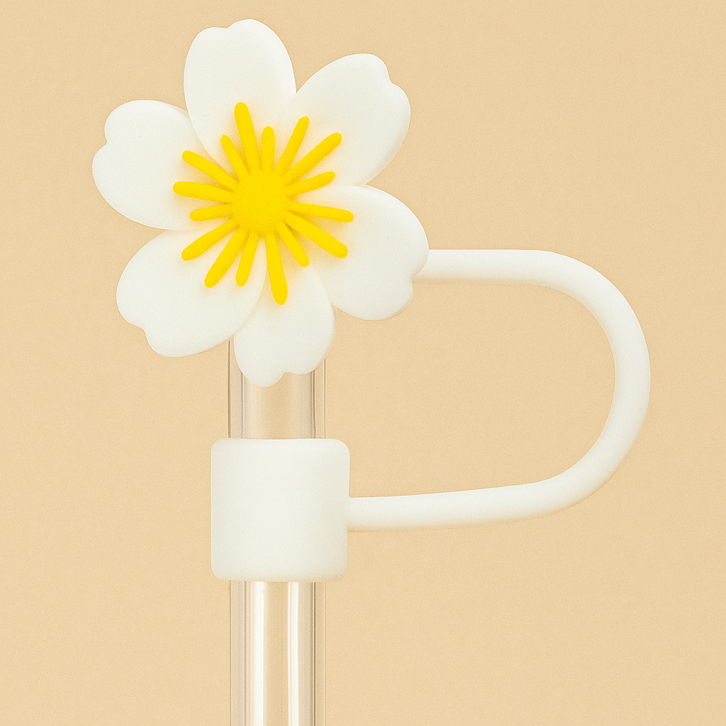 Flower Style Straw Stopper