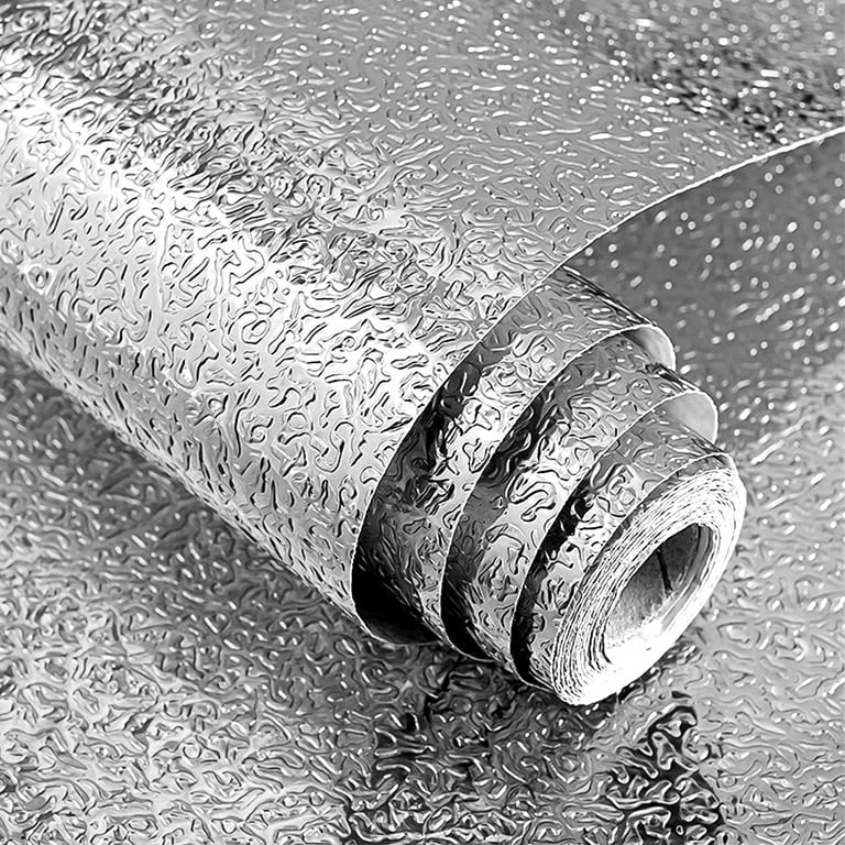 Silver Self Adhesive Kitchen Oil-Proof Waterproof Aluminum Foil