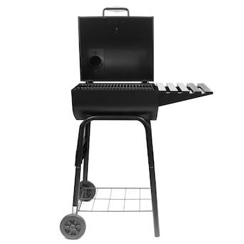 17.5-in W Black Barrel Charcoal Grill